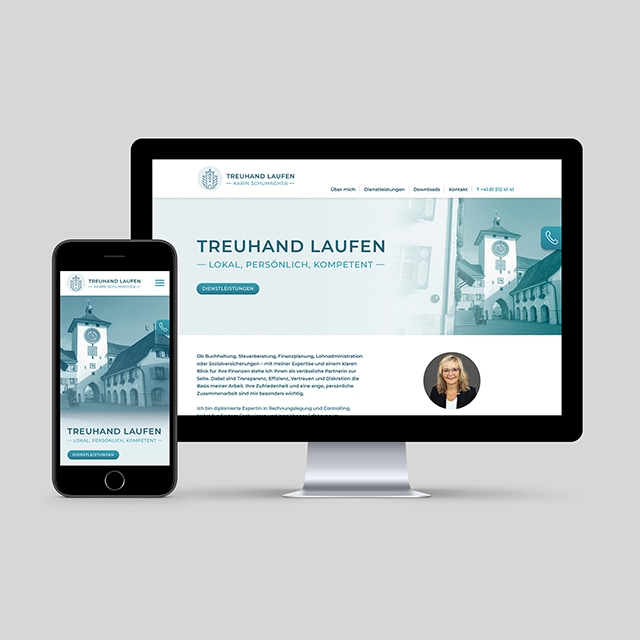 Website für den Kunden Treuhand Laufen – Website erstellen lassen Website für den Kunden Treuhand Laufen – Website erstellen lassen